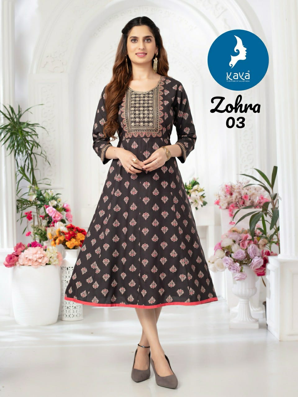 Kaya Kurti Zohra Anarkali Kurti Catalog collection 5