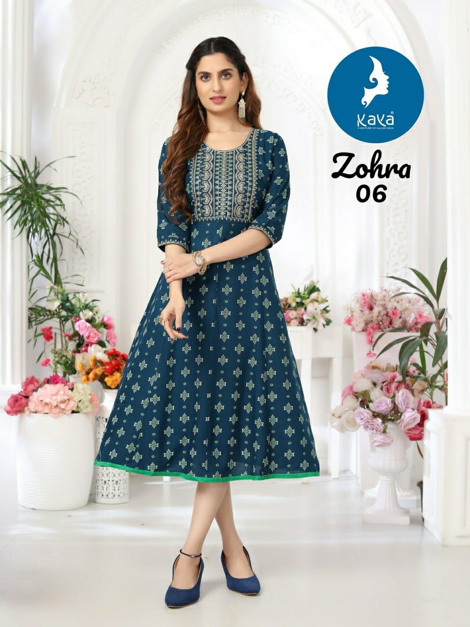 Kaya Kurti Zohra Anarkali Kurti Catalog collection 3