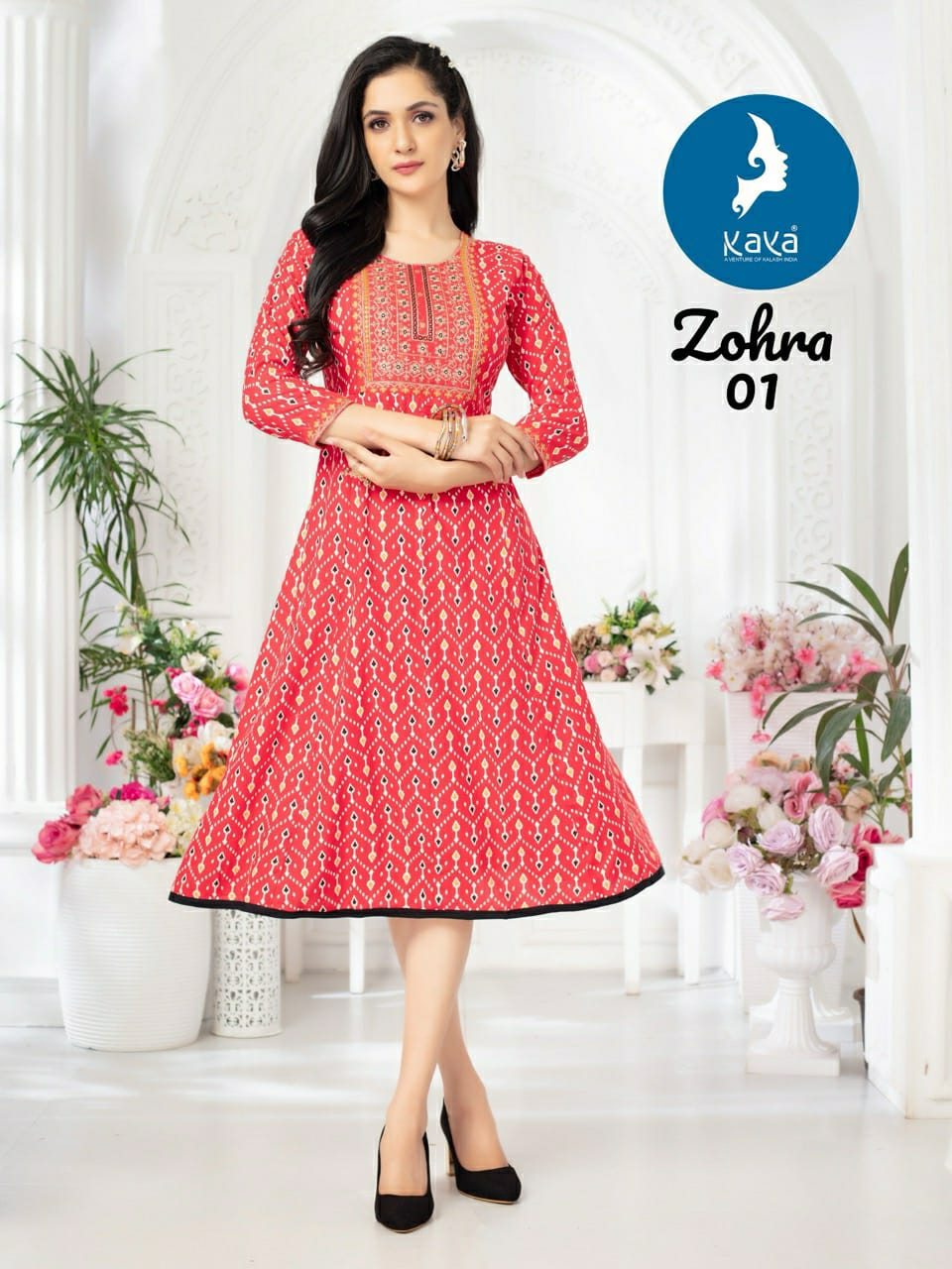 Kaya Kurti Zohra Anarkali Kurti Catalog collection 6