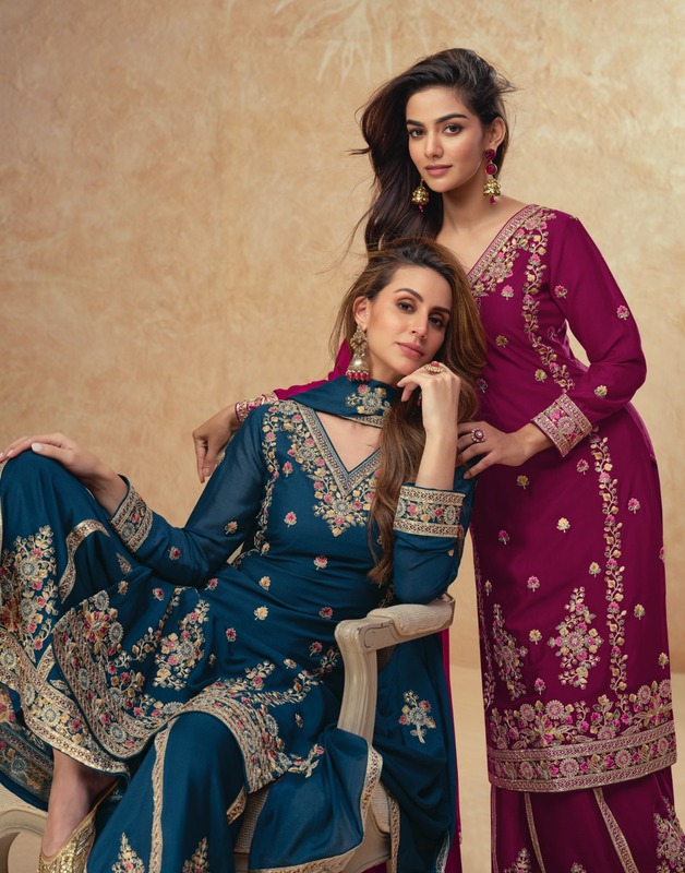 Aashirvad Creation Guzarish Embroidery Catalog collection 9