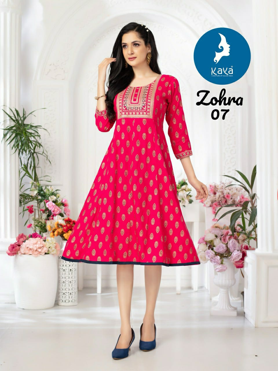 Kaya Kurti Zohra Anarkali Kurti Catalog collection 4