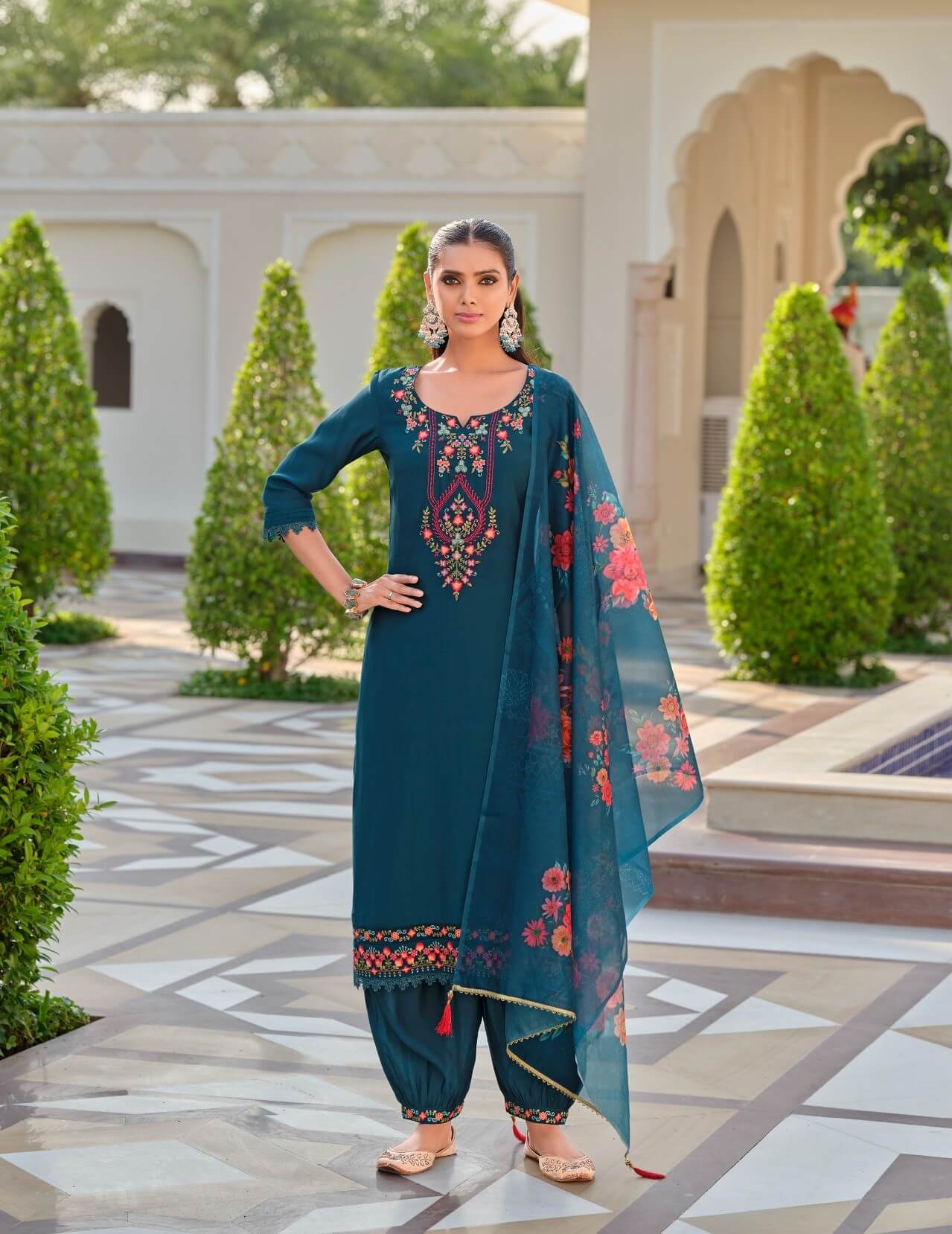 Lily and Lali Afghani Vol 5 Embroidery Salwar Kameez Catalog collection 6