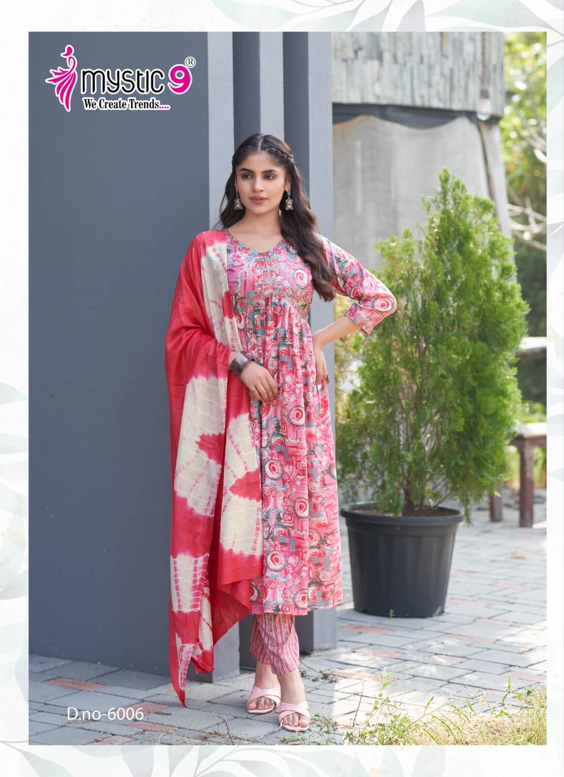 Mystic 9 Heena Vol 6 Printed Salwar Kameez Catalog collection 3