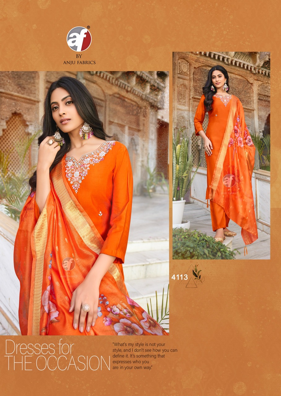 Anju Fabrics Mayra Vol 6 Readymade Dress Catalog collection 13