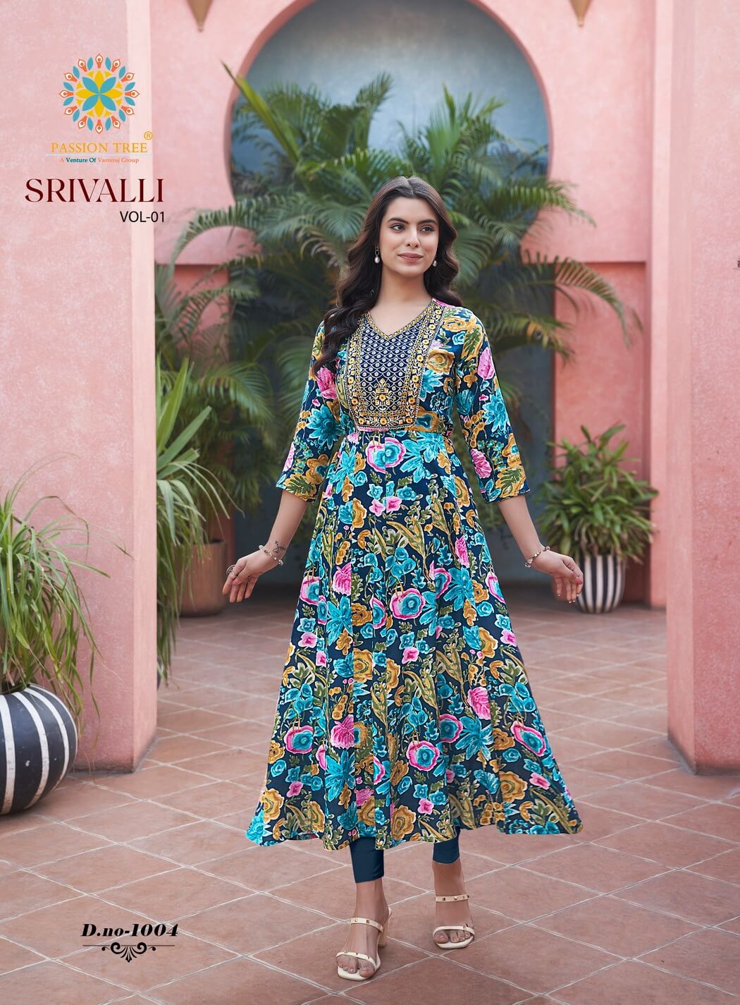 Passion Tree Srivalli Printed Kurti Catalog collection 5