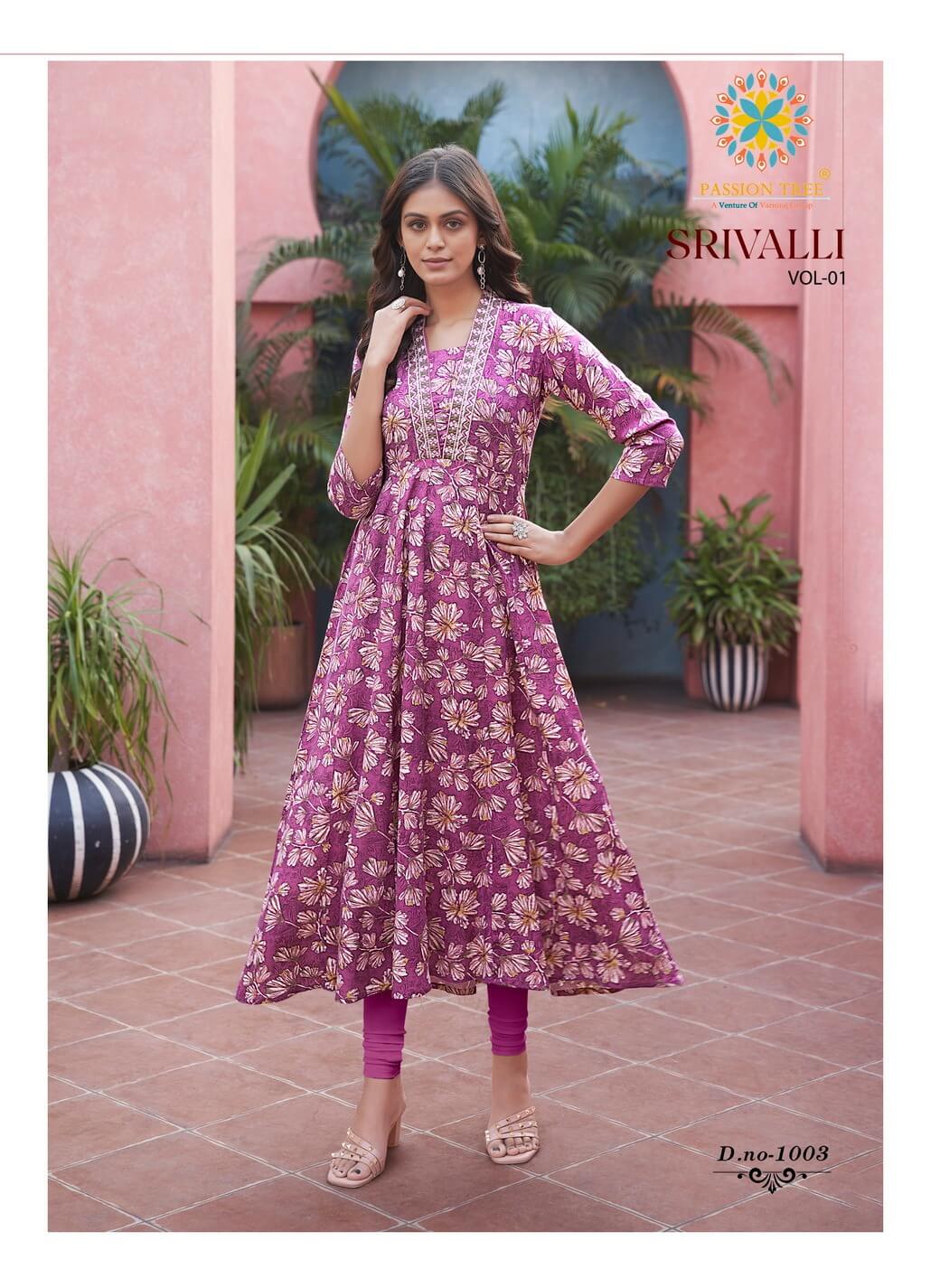 Passion Tree Srivalli Printed Kurti Catalog collection 6