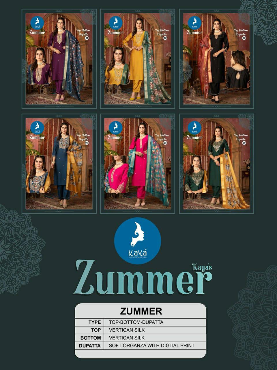 Kaya Kurti Zummer Readymade Dress Catalog collection 9