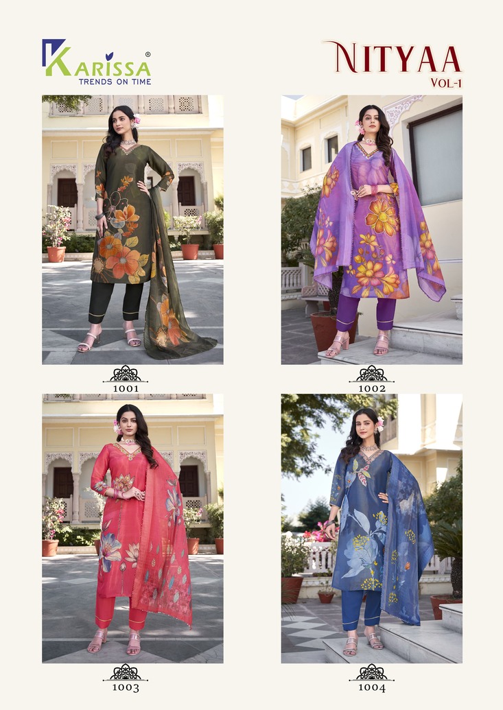 karissa Nityaa Printed Salwar Kameez Catalog collection 7