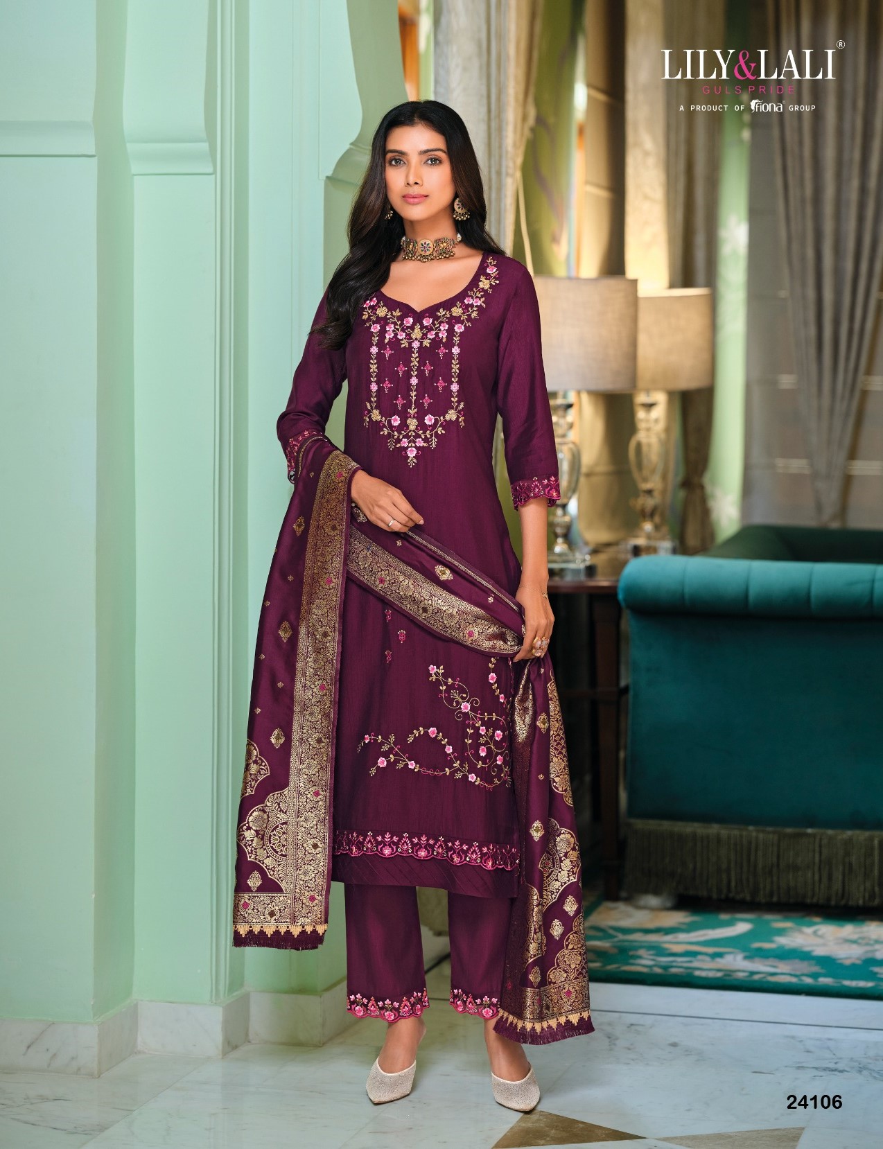 Lily Lali Hasmeena Vol 5 Embroidery Salwar Kameez Catalog collection 3