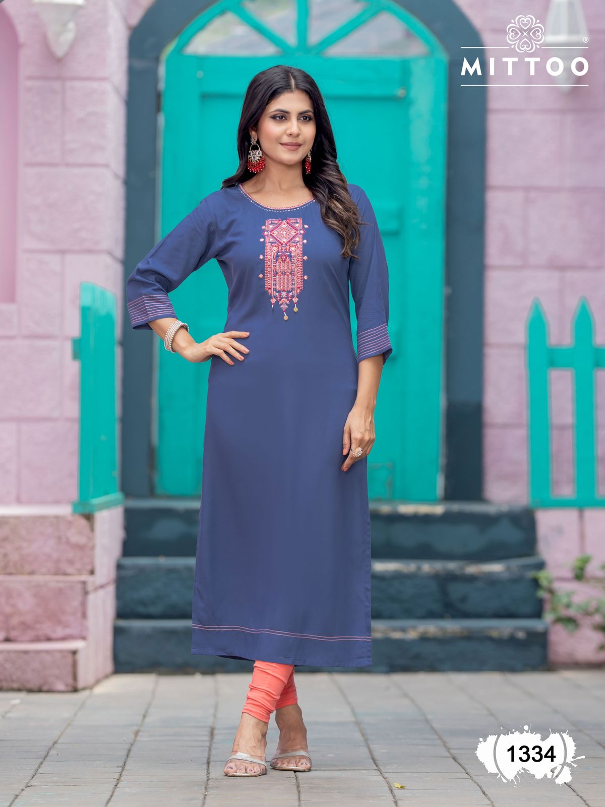 Mittoo Kurti Palak Vol 39 Rayon Kurti Catalog collection 5