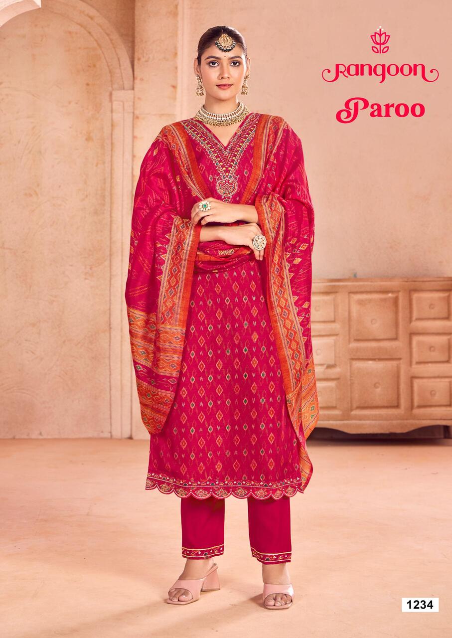 Rangoon Paroo Printed Salwar Kameez Catalog collection 4