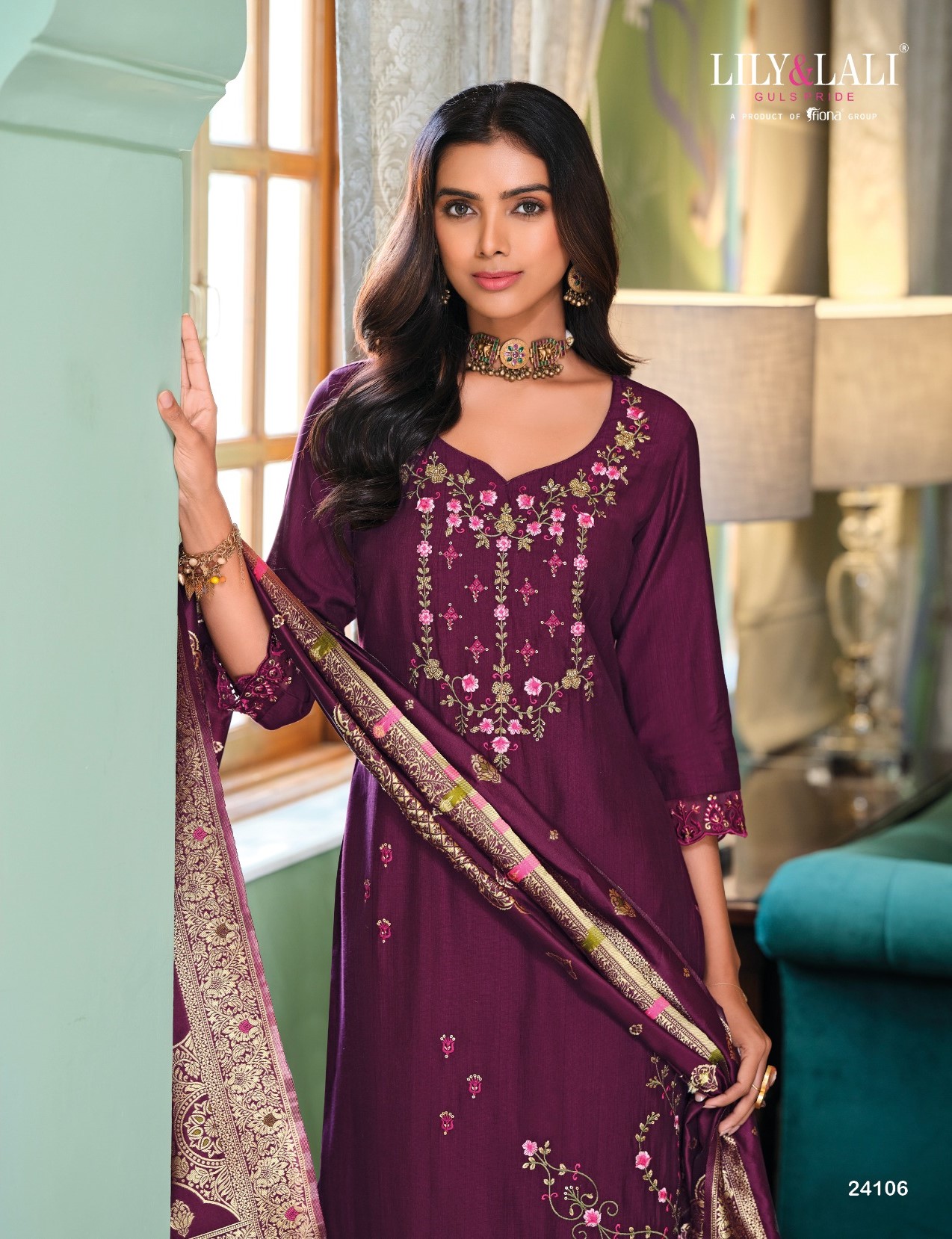 Lily Lali Hasmeena Vol 5 Embroidery Salwar Kameez Catalog collection 2