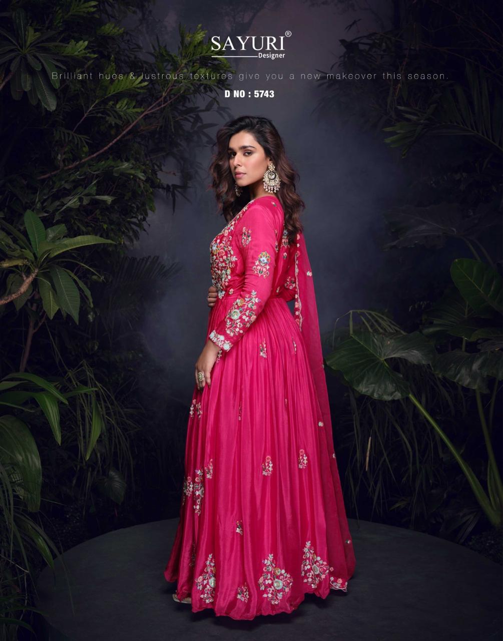 Sayuri Designer Mrunal Gowns With Dupatta Catalog collection 1