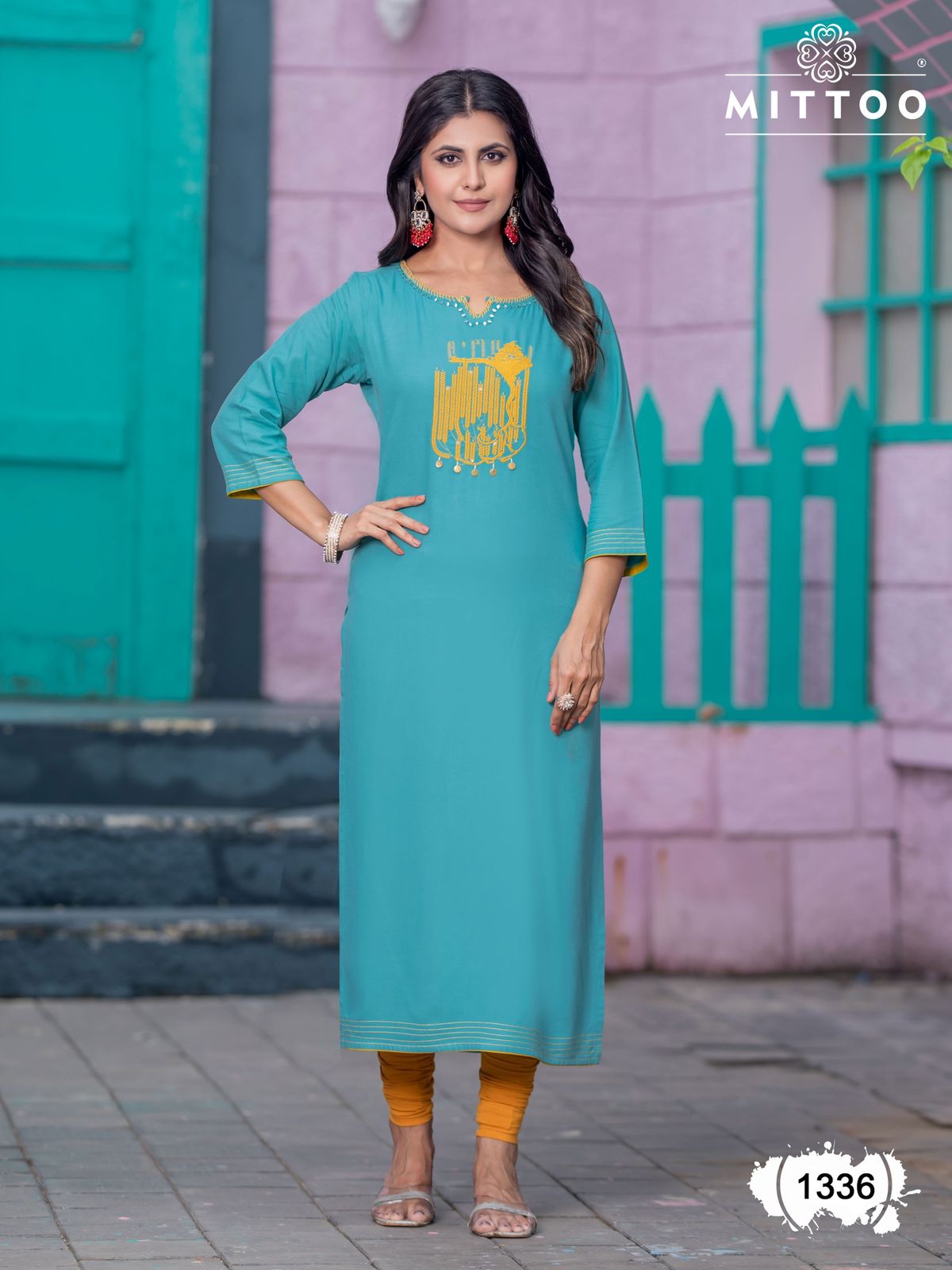 Mittoo Kurti Palak Vol 39 Rayon Kurti Catalog collection 7