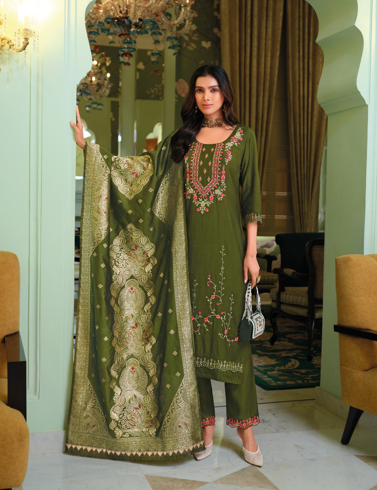 Lily Lali Hasmeena Vol 5 Embroidery Salwar Kameez Catalog collection 5