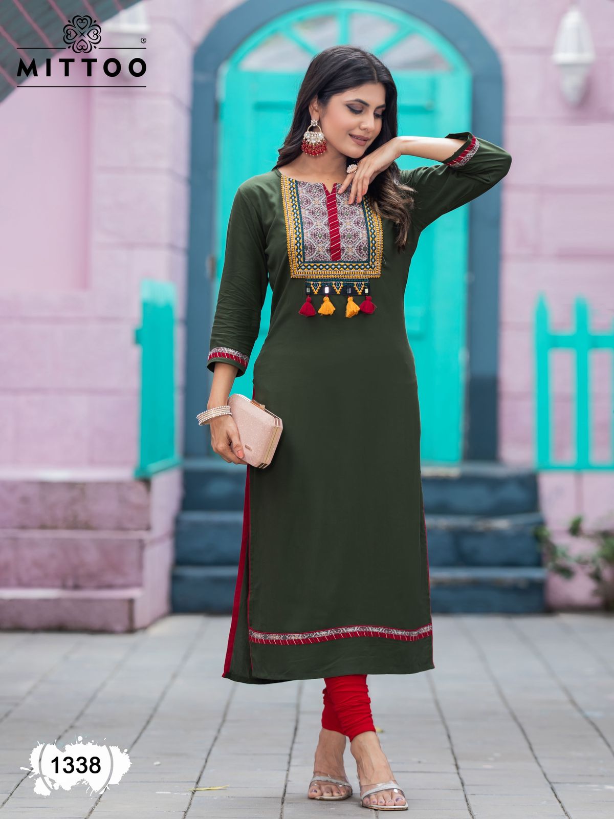 Mittoo Kurti Palak Vol 39 Rayon Kurti Catalog collection 8