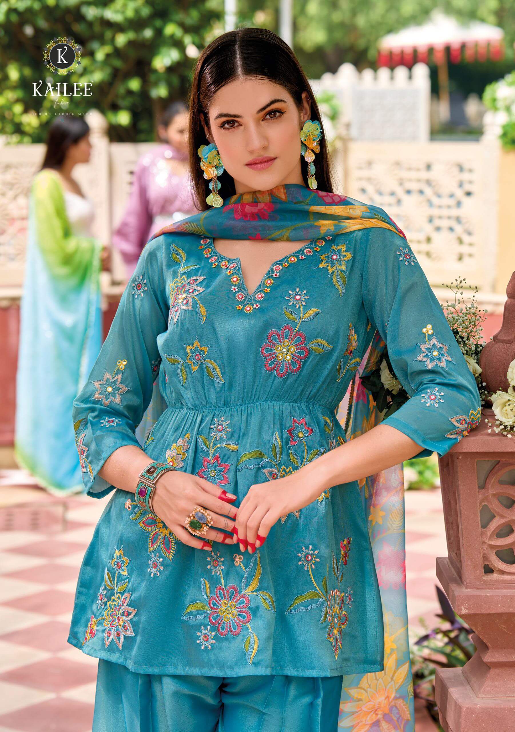 Kailee Fashion Sinjhar Kurti Palazzo Set Catalog collection 7