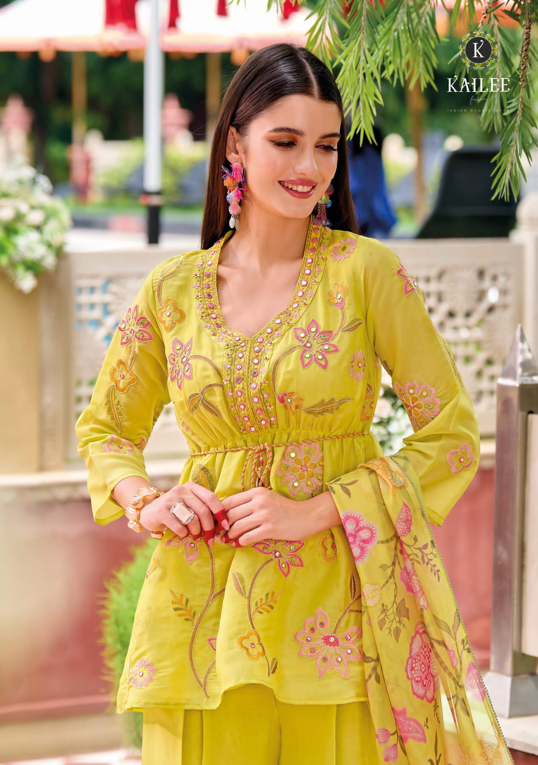 Kailee Fashion Sinjhar Kurti Palazzo Set Catalog collection 1