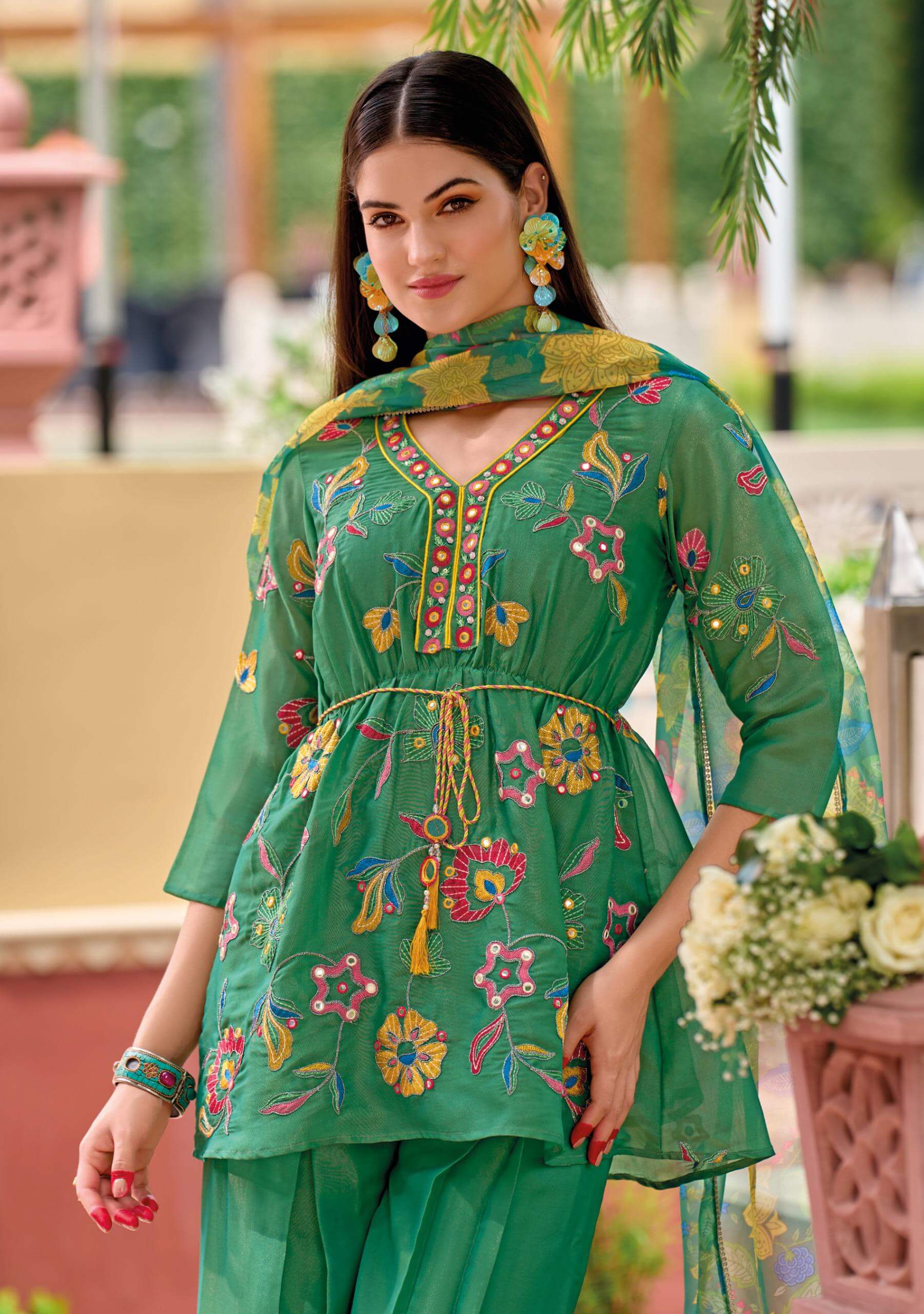 Kailee Fashion Sinjhar Kurti Palazzo Set Catalog collection 5