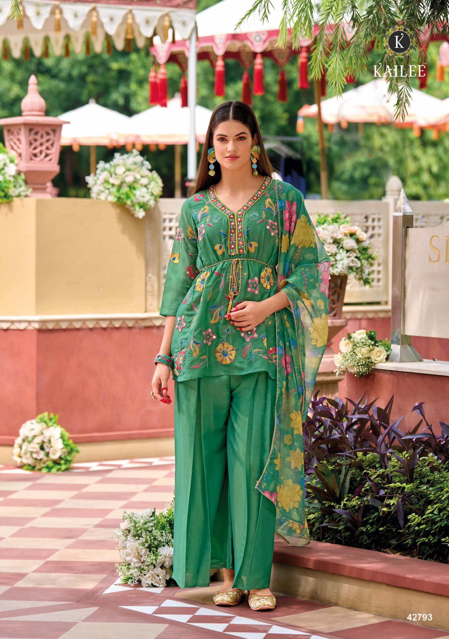 Kailee Fashion Sinjhar Kurti Palazzo Set Catalog collection 4