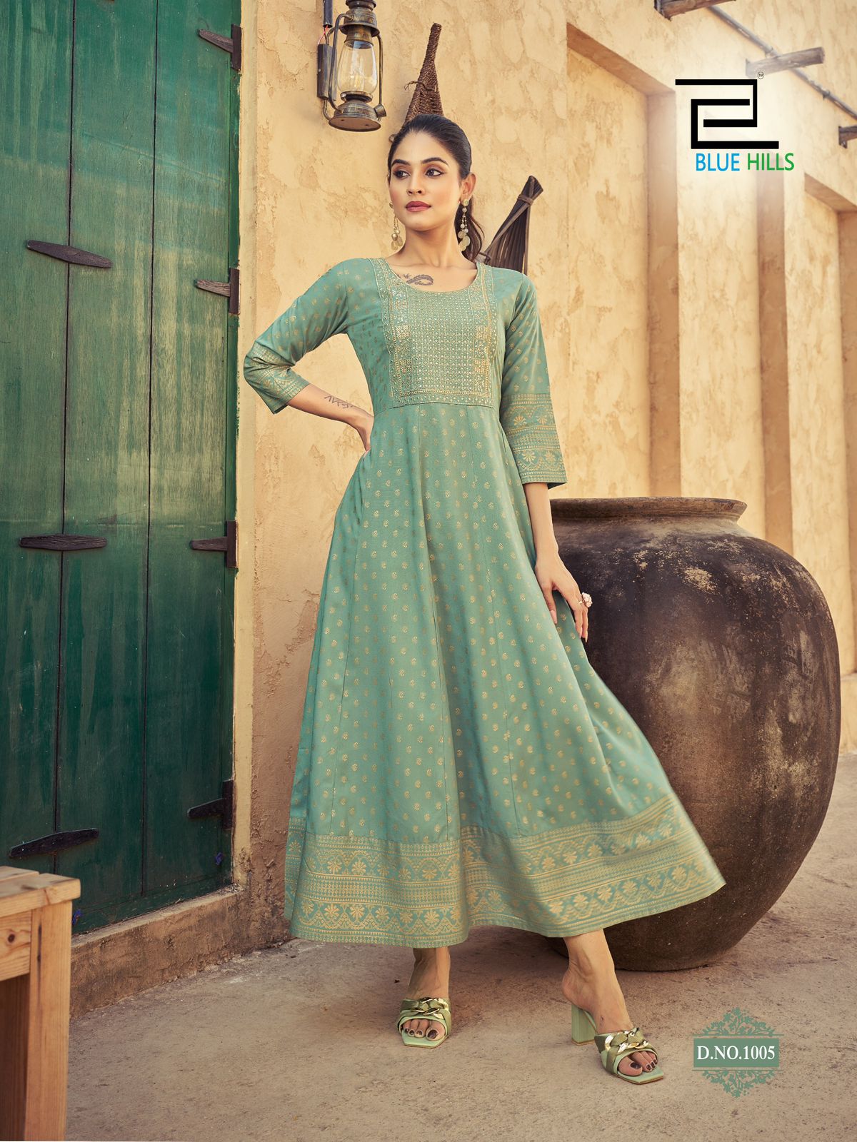 Blue Hills Urvashi Anarkali Kurti Catalog collection 6