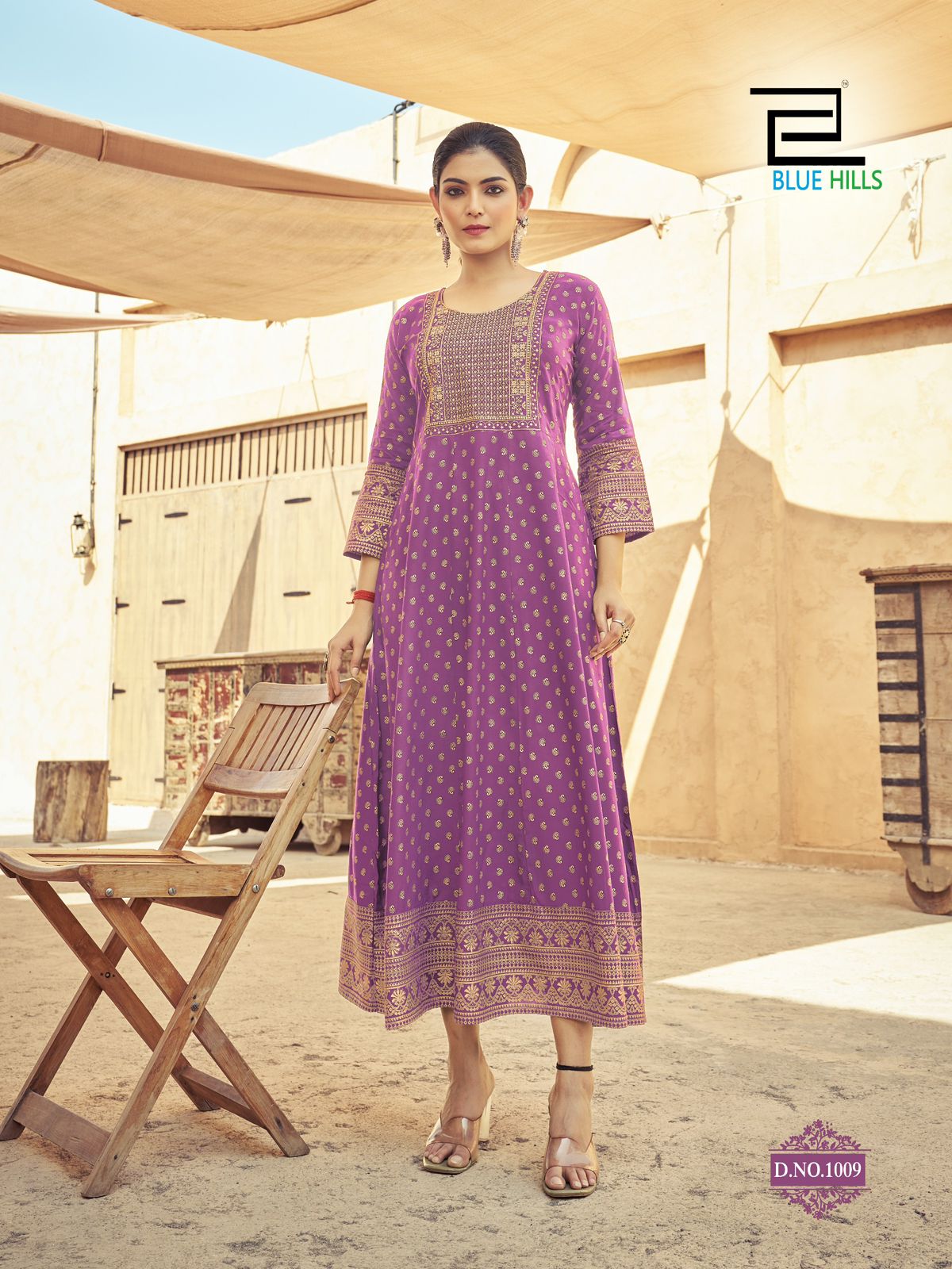 Blue Hills Urvashi Anarkali Kurti Catalog collection 4