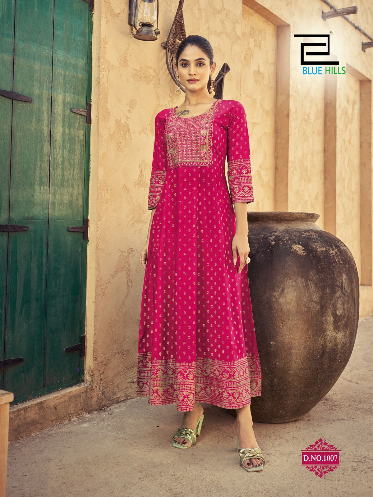 Blue Hills Urvashi Anarkali Kurti Catalog collection 2