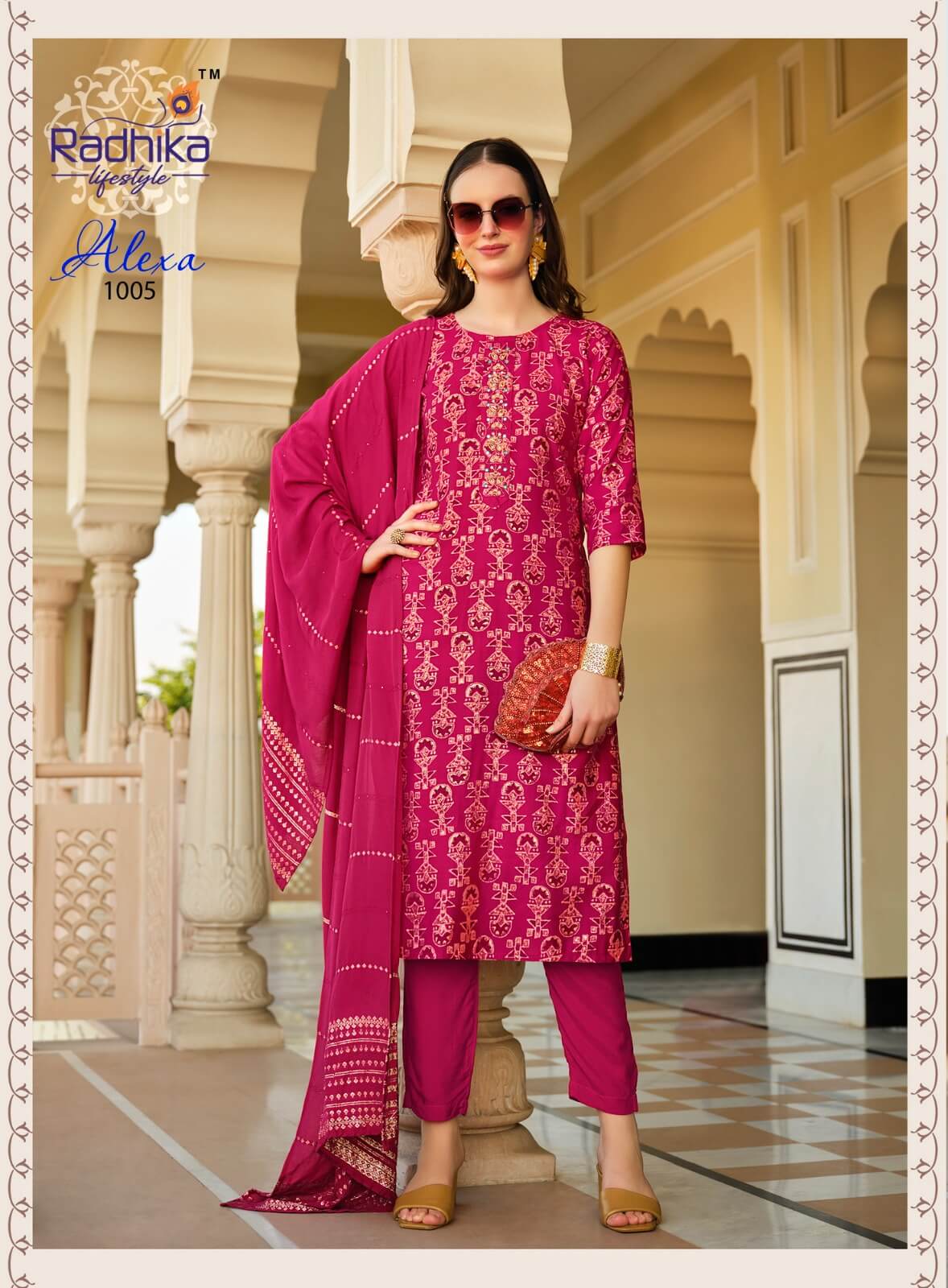 Radhika Lifestyle Alexa Printed Salwar Kameez Catalog collection 4