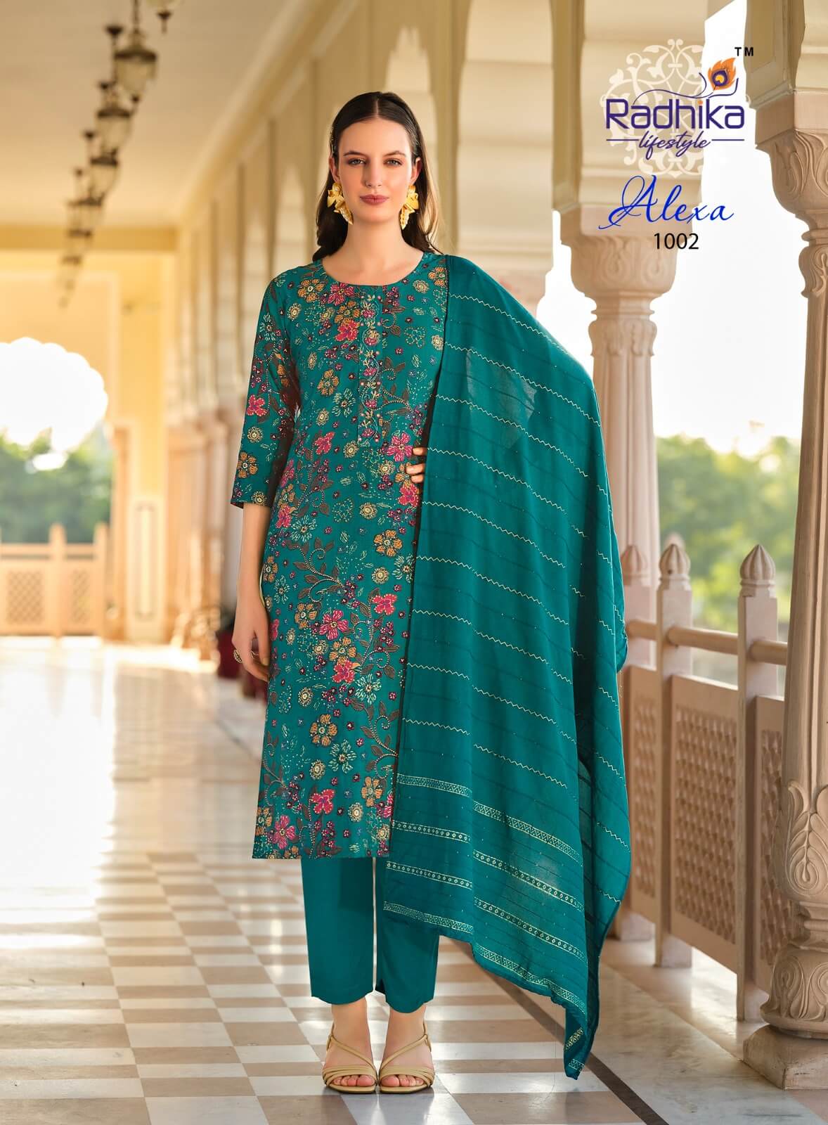 Radhika Lifestyle Alexa Printed Salwar Kameez Catalog collection 9