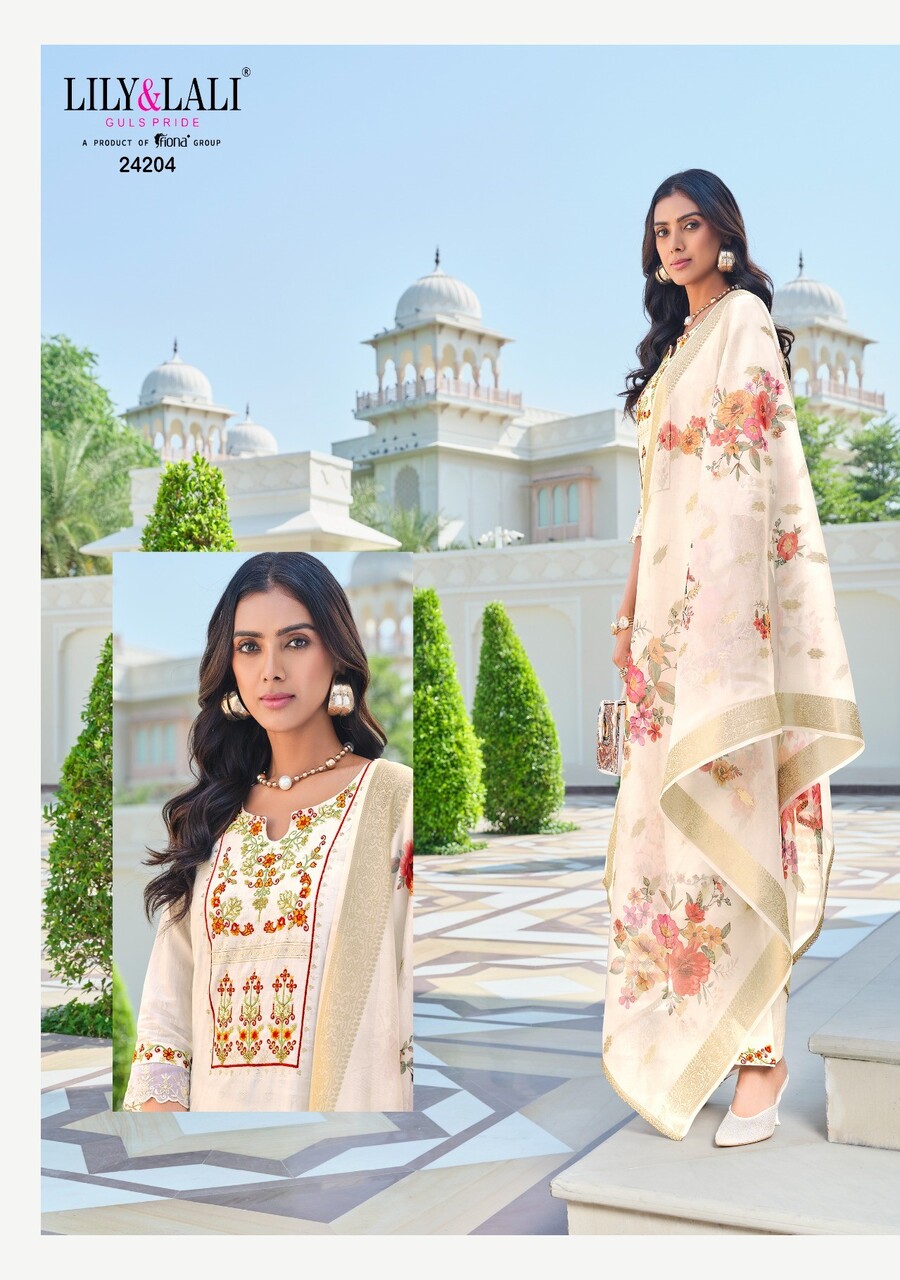 Lily Lali Rubab Vol 2 Embroidery Salwar Kameez Catalog collection 1