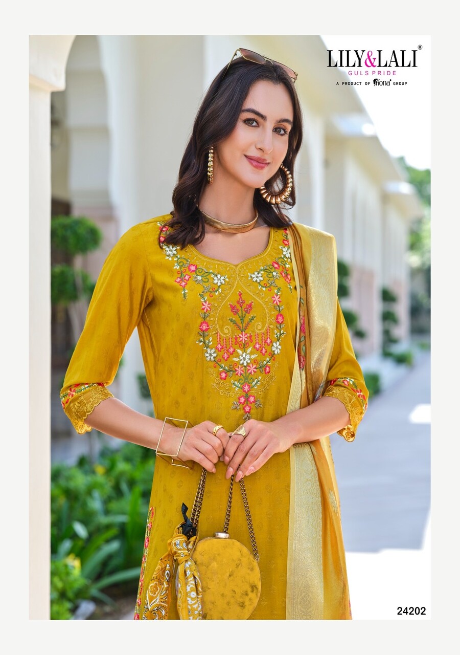 Lily Lali Rubab Vol 2 Embroidery Salwar Kameez Catalog collection 16