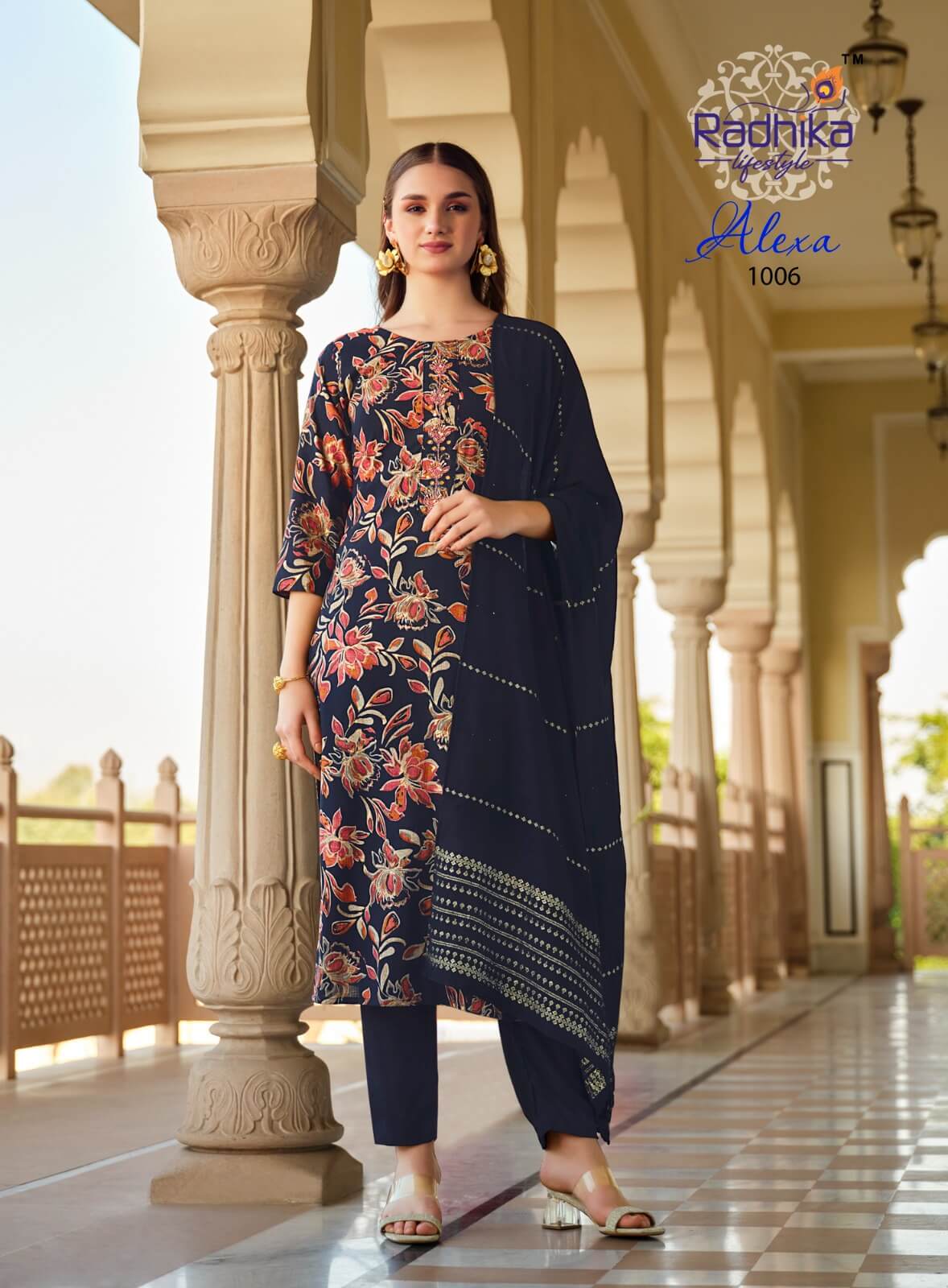 Radhika Lifestyle Alexa Printed Salwar Kameez Catalog collection 5