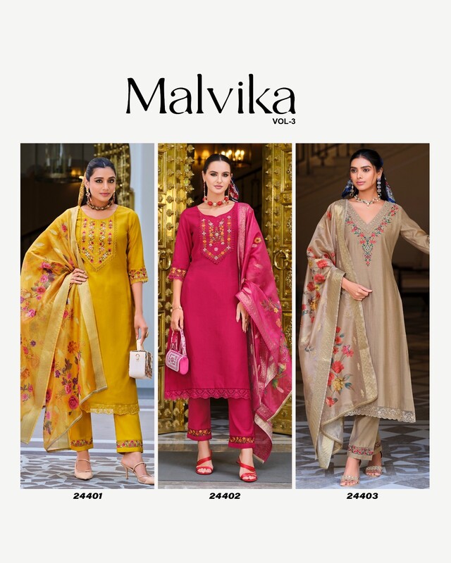 Lily Lali Malvika Vol 3 Embroidery Salwar Kameez Catalog collection 6