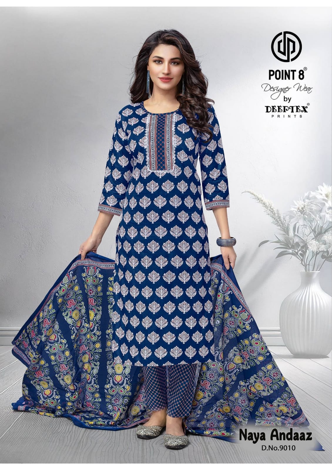 Deeptex Point 8 Naya Andaaz Vol 9 Dress Catalogale collection 6