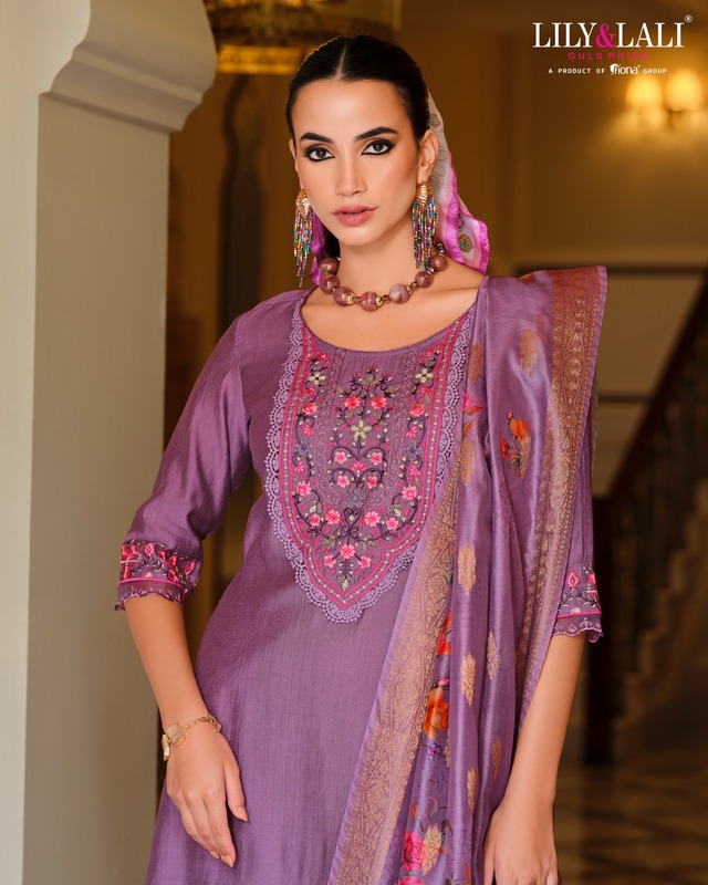 Lily Lali Malvika Vol 3 Embroidery Salwar Kameez Catalog collection 7