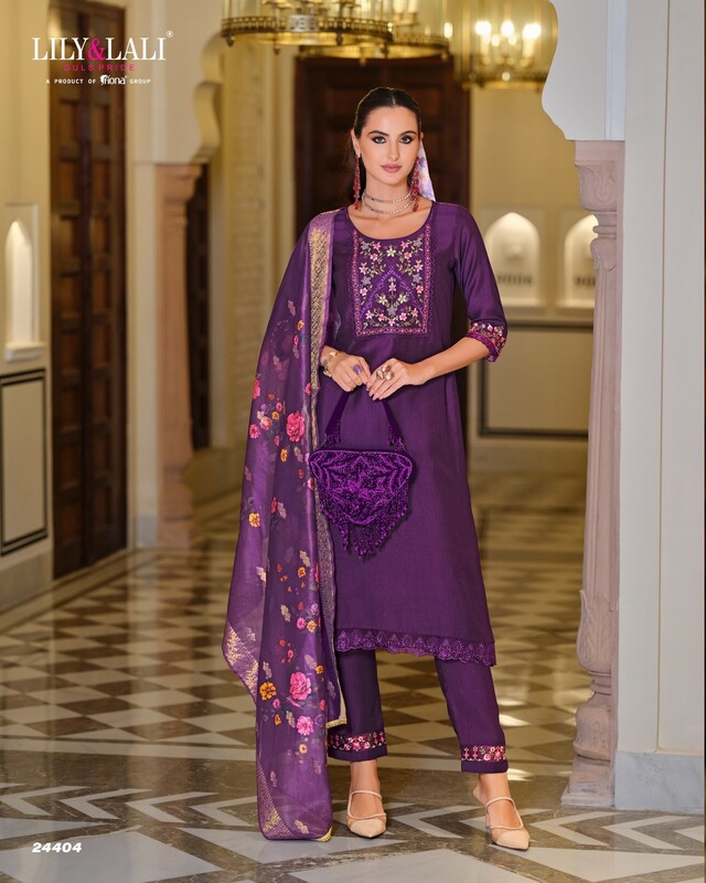 Lily Lali Malvika Vol 3 Embroidery Salwar Kameez Catalog collection 15