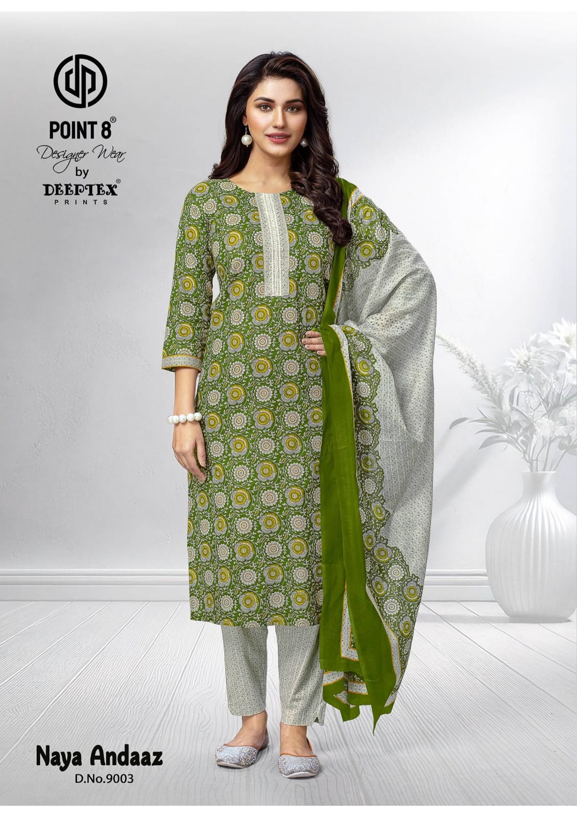 Deeptex Point 8 Naya Andaaz Vol 9 Dress Catalogale collection 9