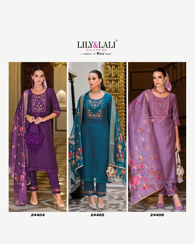 Lily Lali Malvika Vol 3 Embroidery Salwar Kameez Catalog collection 5