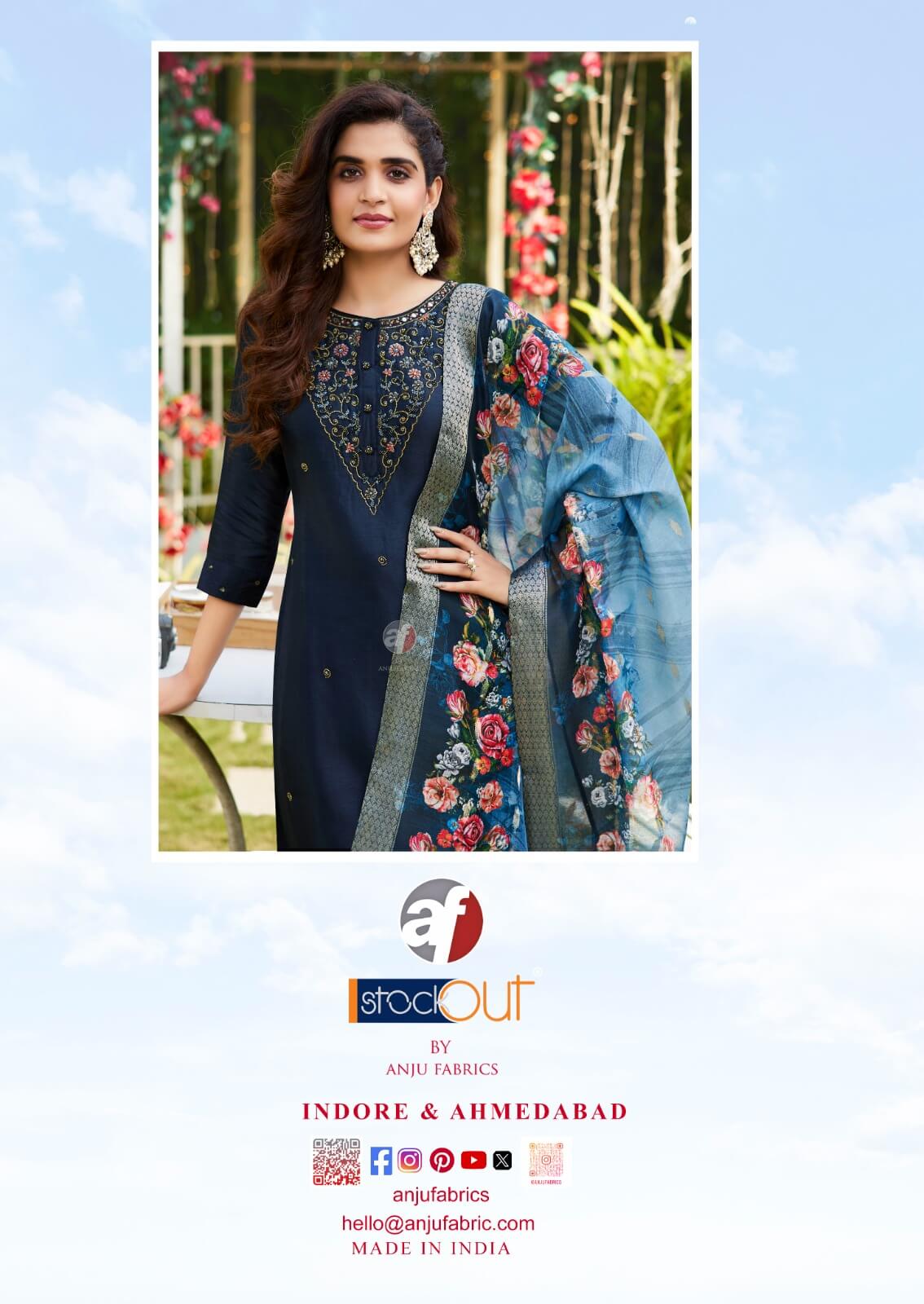 Anju Fabrics Ghunghat Vol 12 Readymade Dress Catalog collection 12