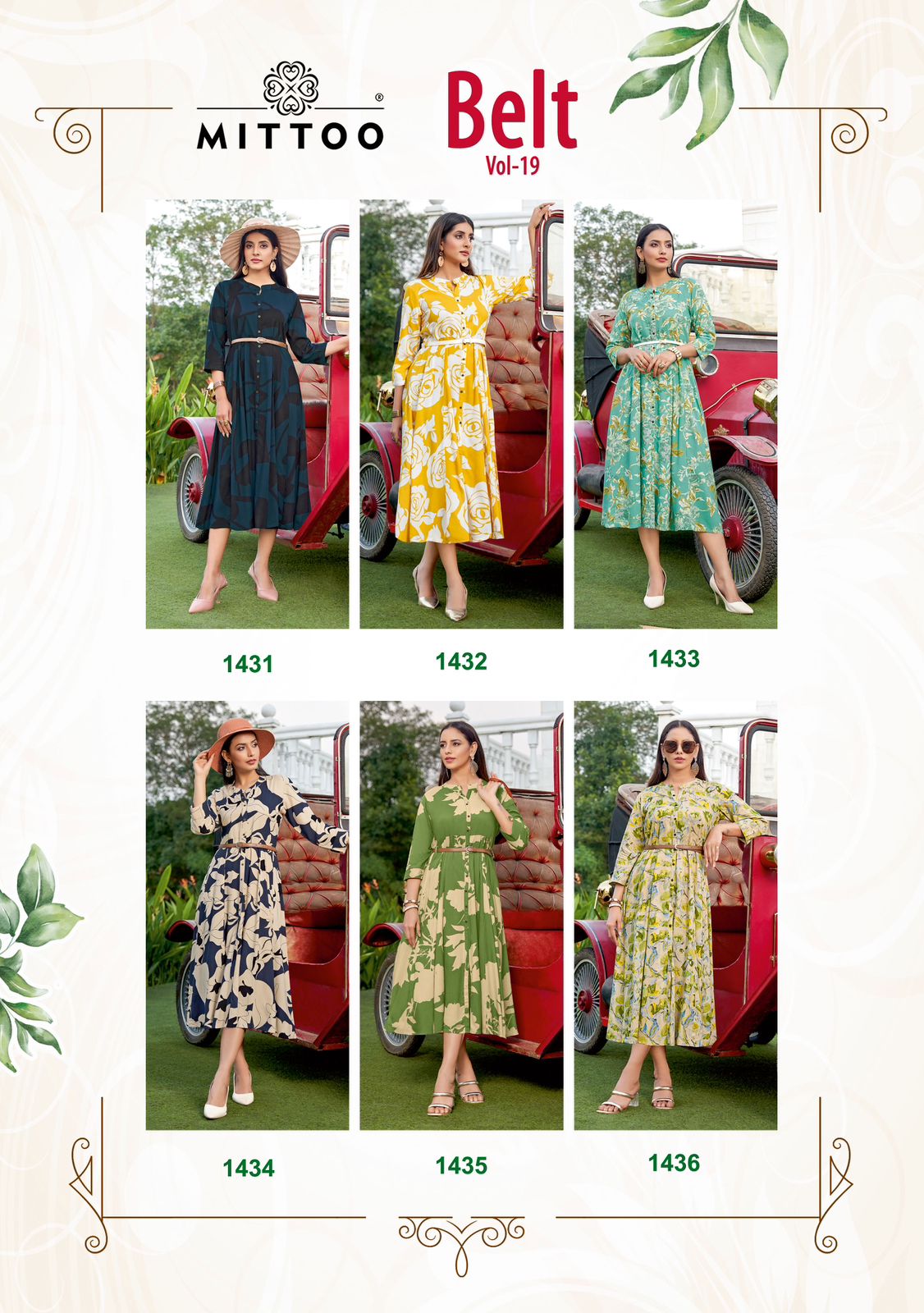 Mittoo Kurti Belt Vol 19 One Piece Dress Catalog collection 10