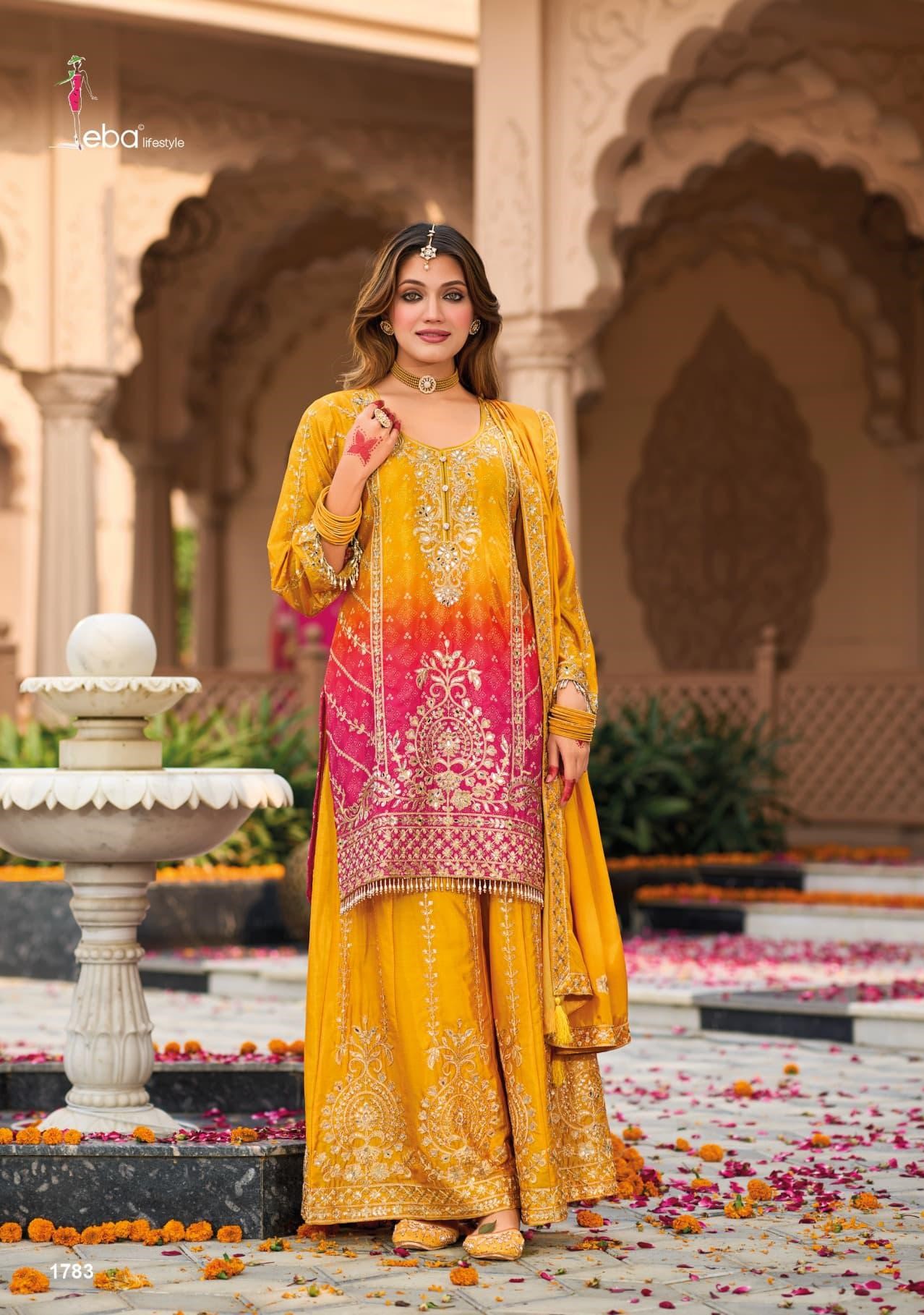 Eba Lifestyle Rangeen Embroidery Salwar Kameez Catalog collection 2