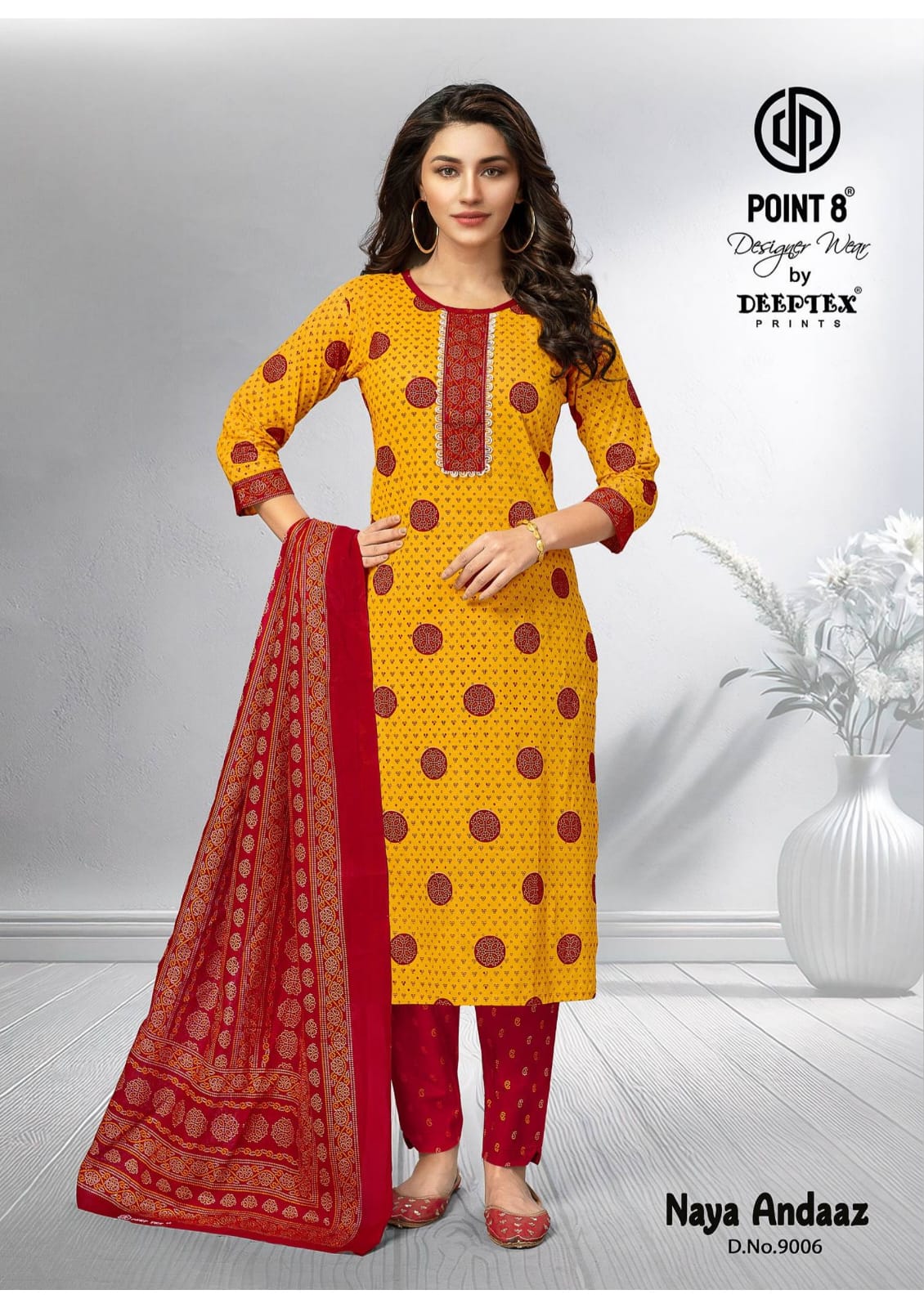 Deeptex Point 8 Naya Andaaz Vol 9 Dress Catalogale collection 8