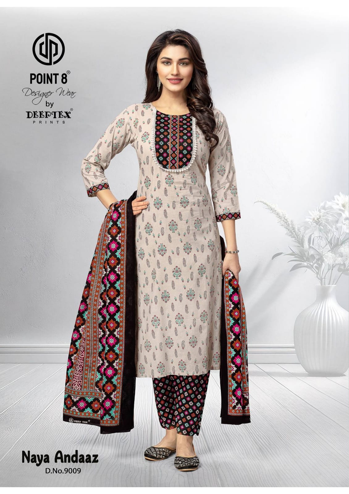 Deeptex Point 8 Naya Andaaz Vol 9 Dress Catalogale collection 7