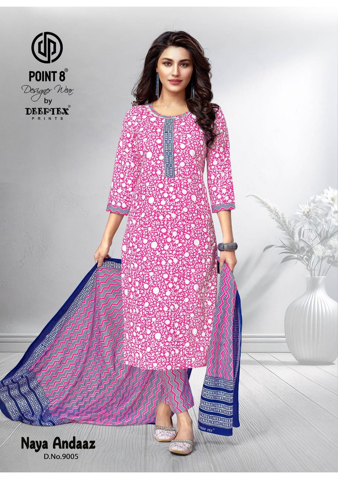 Deeptex Point 8 Naya Andaaz Vol 9 Dress Catalogale collection 1