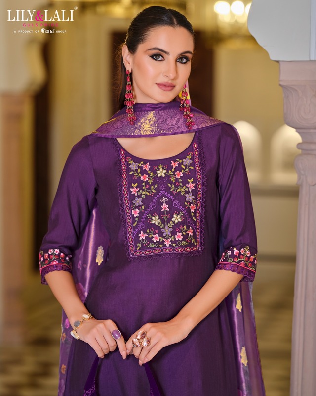 Lily Lali Malvika Vol 3 Embroidery Salwar Kameez Catalog collection 13