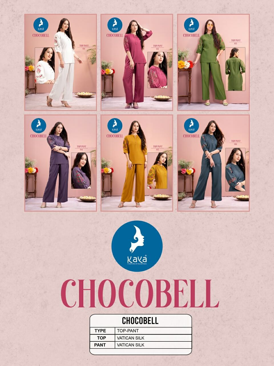 Kaya Kurti Chocobell Co Ord Set Catalog collection 11