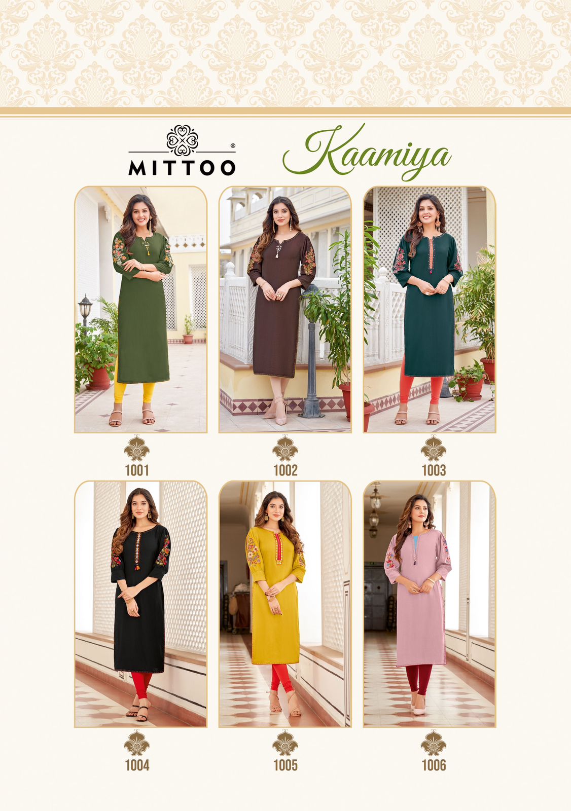 Mittoo Kurti Kaamiya Rayon Kurti Catalog collection 9