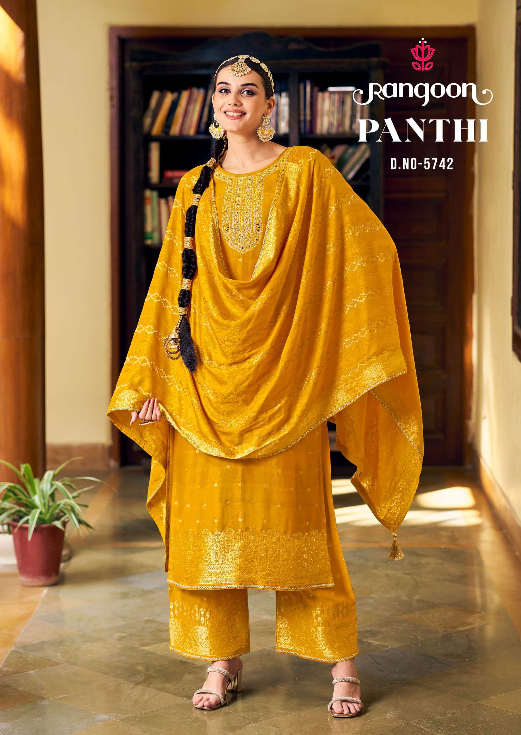 Rangoon Panthi Embroidery Salwar Kameez Catalog collection 2