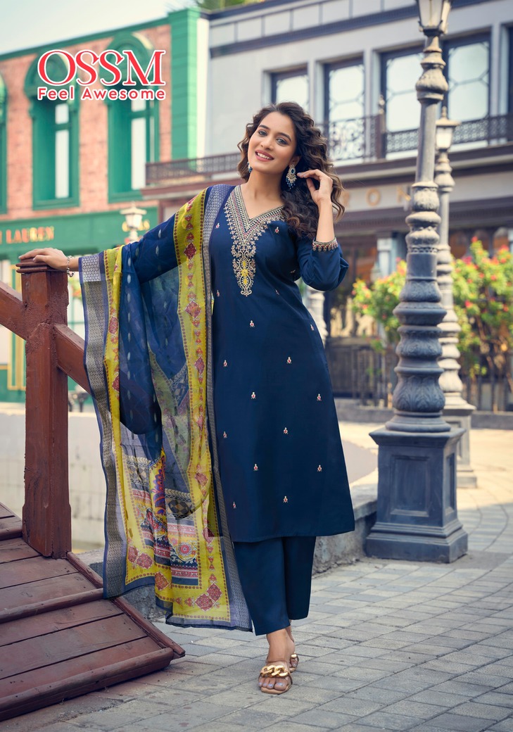 Ossm Nusrat Vol 2 Embroidery Salwar Kameez Catalog collection 4