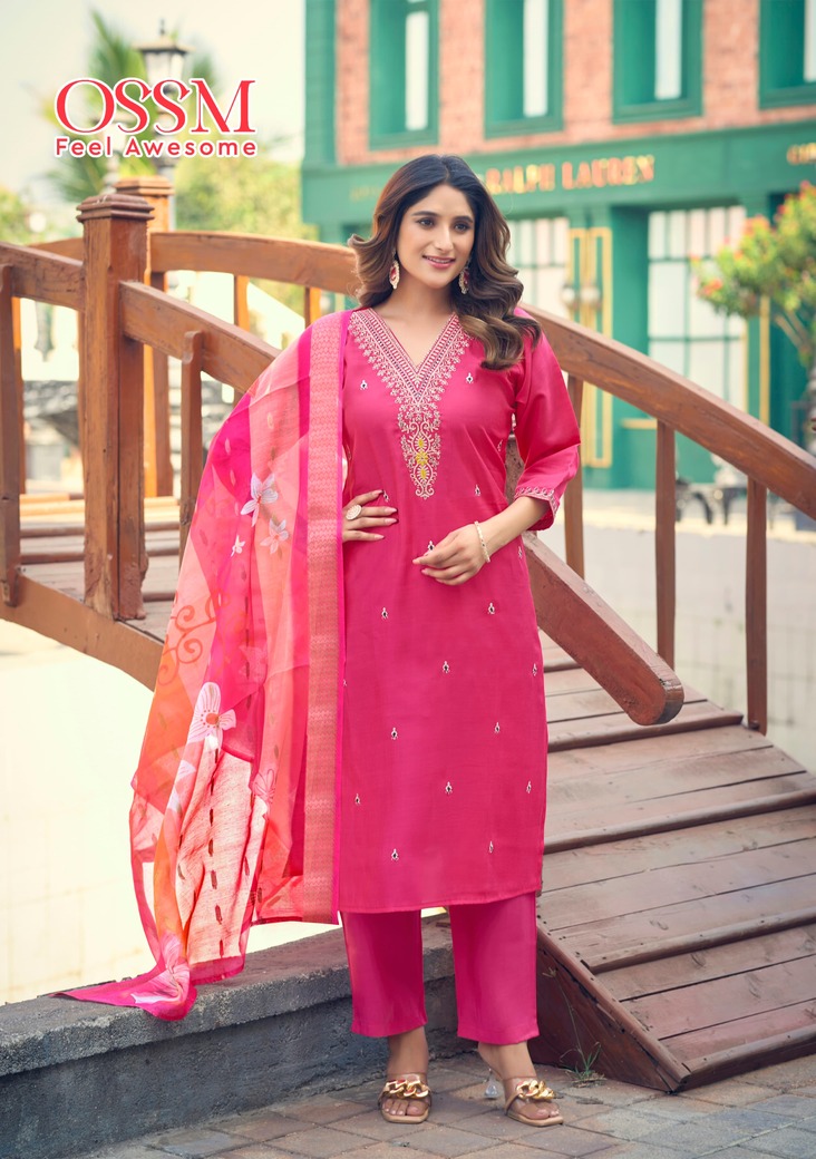 Ossm Nusrat Vol 2 Embroidery Salwar Kameez Catalog collection 3